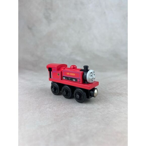 Vintage Thomas the Train Ivo Hugh Wooden Railway Tank Engine Friends #7 - Picture 3 of 8